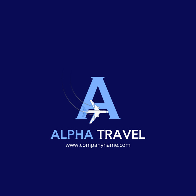 Travel and Transportation Offer Animated Logo Šablona návrhu