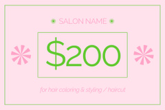 Professional Beauty Salon Offer of Hair Coloring and Styling