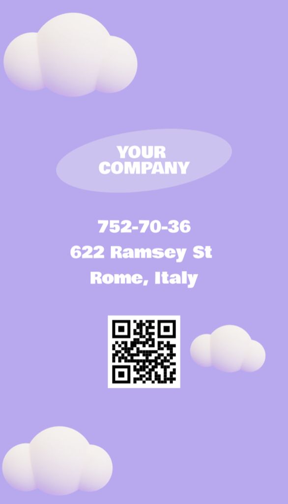 Dreamy Travel Agency In Europe Services Offer Business Card US Vertical Tasarım Şablonu
