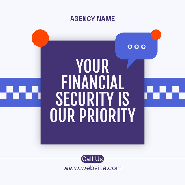 Modèle de visuel Business Consulting with Offer of Financial Security - LinkedIn post