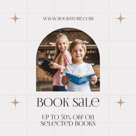 Phenomenal Books Discount Ad Instagram tervezősablon