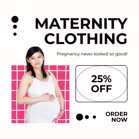 Pregnancy Stylish Looks at Discount Instagram Design Template