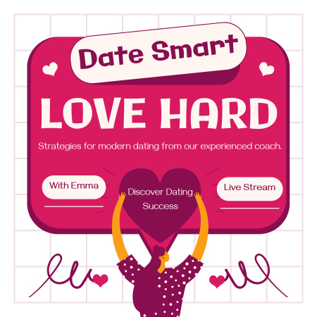 Plantilla de diseño de Planificación de citas amorosas inteligentes Podcast Cover 