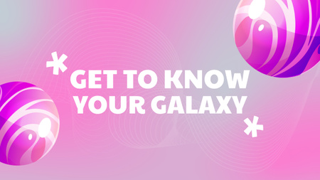 Template di design Know Your Galaxy Youtube Thumbnail