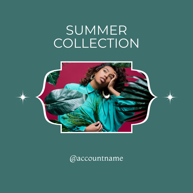 Modèle de visuel Spectacular Summer Collection Promotion - Instagram