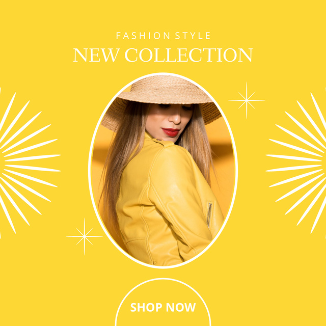 Designvorlage new Fashion collection für Instagram