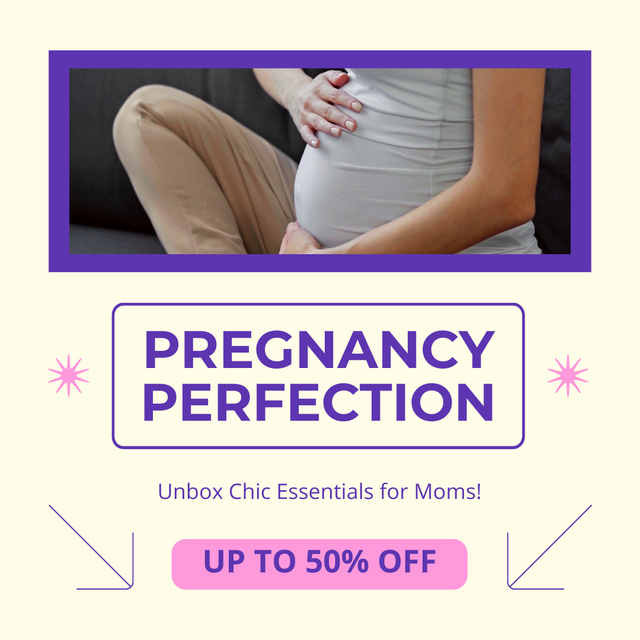 Platilla de diseño Chic Mommy Essentials on Discount Animated Post