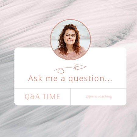 Witty Questions And Answers Session In Tab Instagram Design Template