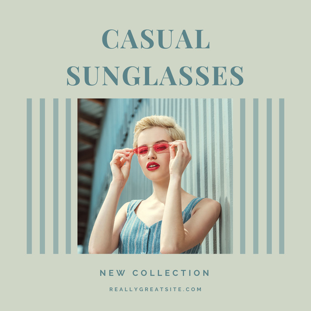 Designvorlage Sunglasses for Women Advertising für Instagram