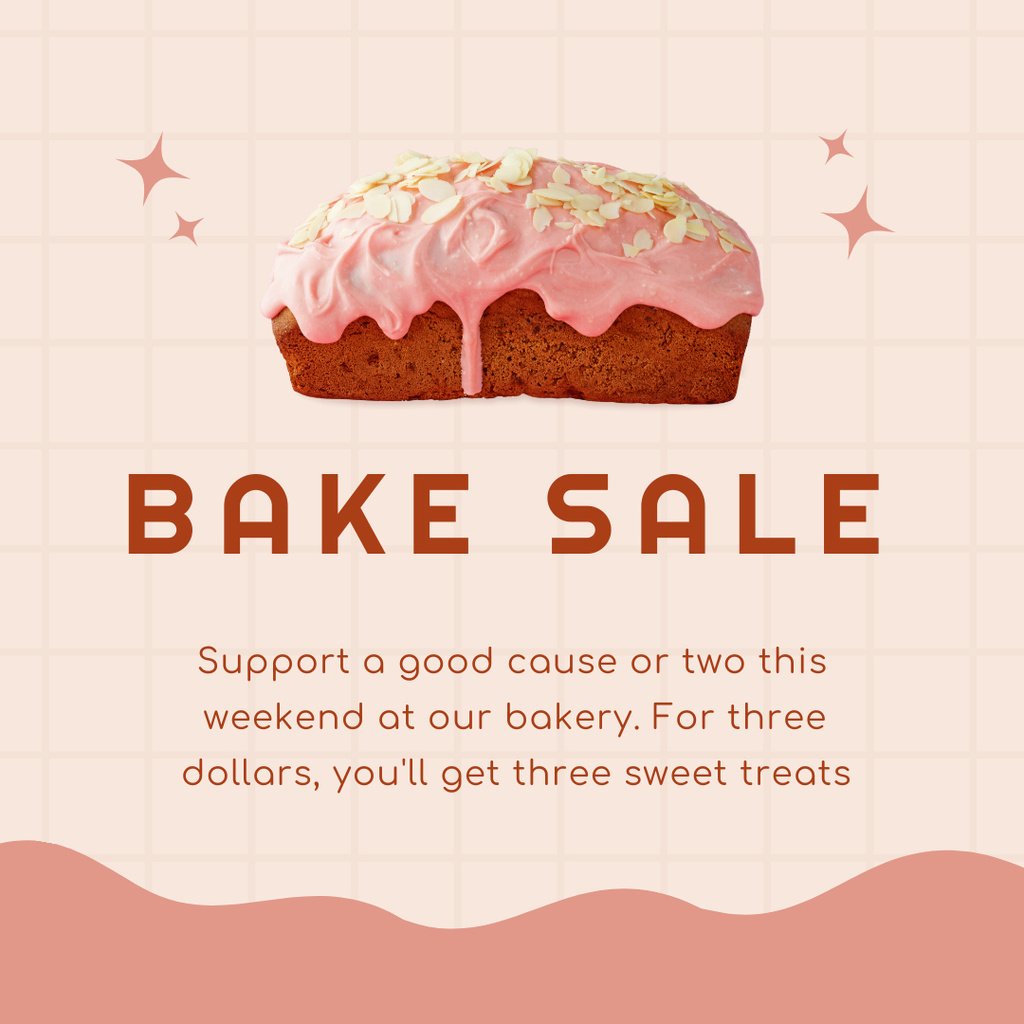 Big Baking Sale Instagram tervezősablon