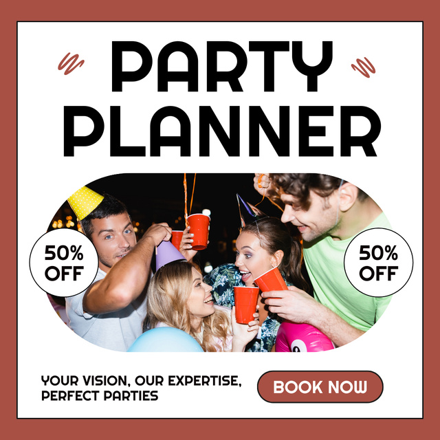 Reduced Price for Youth Party Planning Animated Post Tasarım Şablonu