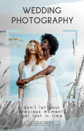 Designvorlage Wedding Photography Studio Service Offer für IGTV Cover
