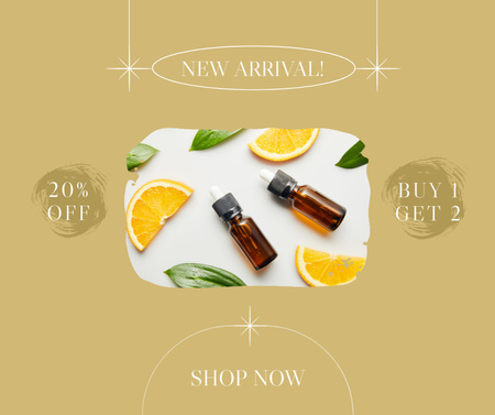 Skincare and Beauty Products Sale Facebook Design Template