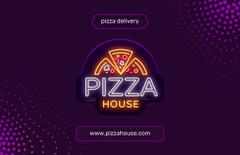 Neon Pizzeria Emblem
