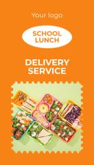 School Meal Delivery Service Offer on Orange