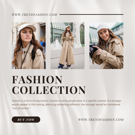Designvorlage Fashion Collection für Instagram