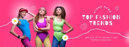 Top Fashion Trends for Sports Facebook cover Design Template