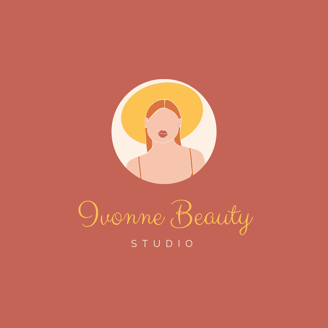 Plantilla de diseño de Beauty Studio Services Logo 