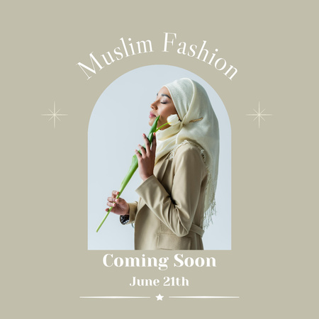 Muslim Women's Fashion New Collection Offer Instagram Design Template
