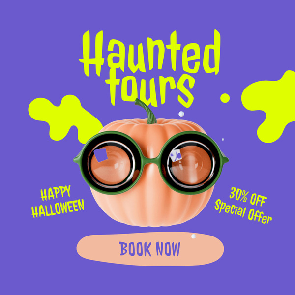 Halloween's Haunted Tours Ad