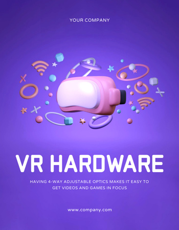 Ontwerpsjabloon van T-Shirt van VR Equipment Sale Offer