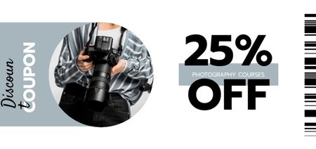 Photography Training Ad Coupon Din Large Design Template