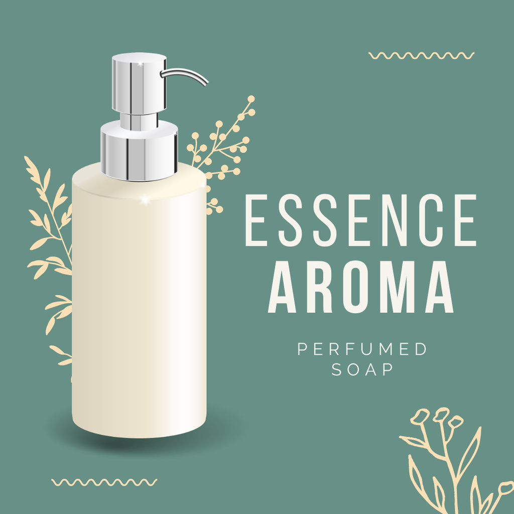 Perfumed Soap Sale Offer Instagramデザインテンプレート