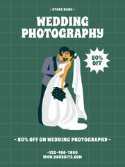 Discount on Wedding Photo Services on Green