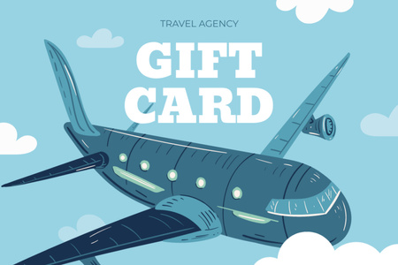 Matkat ja lennot alennustarjoukset Gift Certificate Design Template