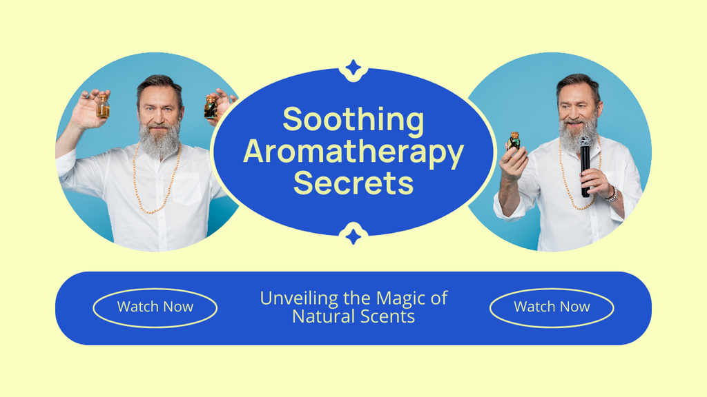 Aromatherapy Secrets In Vlog Episode Youtube Thumbnail Design Template