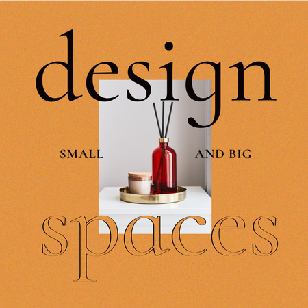 Stylish Room Interior Animated Post Modelo de Design
