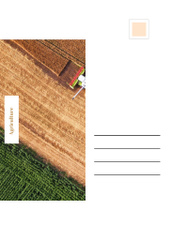 Harvester Working With Quote About Agriculture