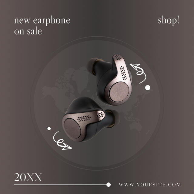 Offer New Model Headphones for Sale Instagram Tasarım Şablonu