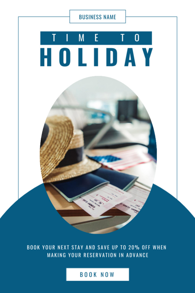 Modèle de visuel Vacation Booking Agency - Tumblr