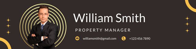 Template di design Excellent Property Manager Service Offer LinkedIn Cover