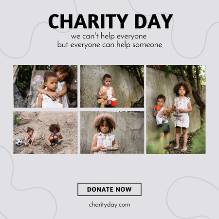 Platilla de diseño Charity Day Instagram