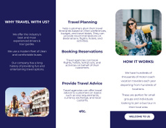 Collage with Proposal of Travel Agency Services