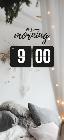Template di design Cozy room with Garland Snapchat Geofilter