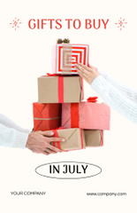 Innovative Preparing for Christmas Gifts in July
