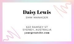 SMM Manager Services Offer in Pink