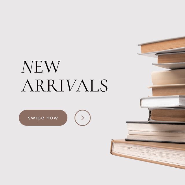 Book Shop Announcement Instagram Design Template