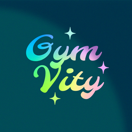 Modèle de visuel Gym Opening Bright Announcement - Logo