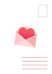 Valentine's Day Greetings With Cute Envelopes
