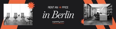Modèle de visuel Offres immobilières à Berlin - Twitter