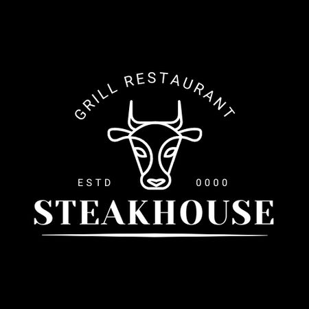 Designvorlage Grill Restaurant Offer für Logo