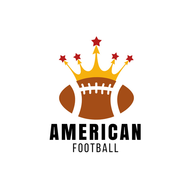 American Football Representation Logoデザインテンプレート