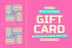 Bright Gift Voucher for Discount on School Supplies