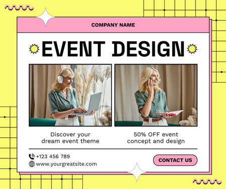 Dream Event Design at Discount Facebook Design Template