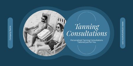 Offer Personal Tanning Consultation Twitter Design Template