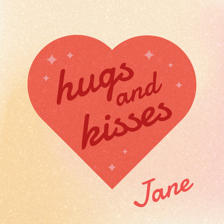 Valentine's Day Holiday Celebration Instagram Design Template